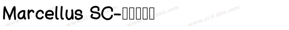 Marcellus SC字体转换